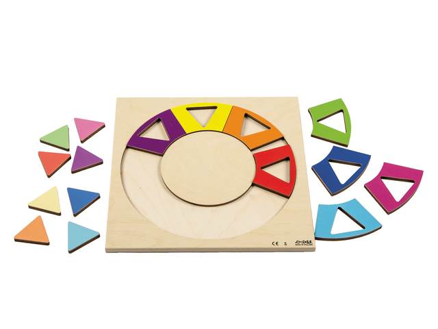 Puzzle készlet: Szín forma és szín alak puzzle