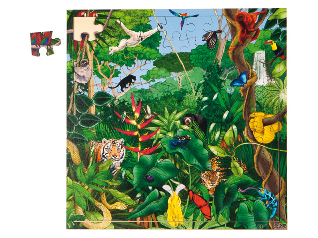 Tájak puzzle Esőerdő