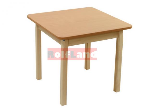 Óvodai favázas négyzet alakú asztal
