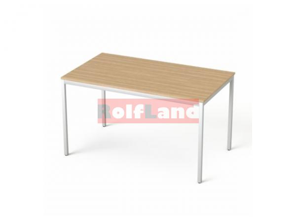 Általános asztal fémlábbal, 75x130 cm