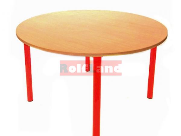 Óvodai fémvázas kör alakú asztal (120)