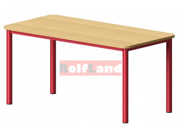 Óvodai fémvázas téglalap alakú asztal