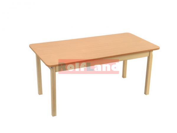 Óvodai favázas téglalap alakú asztal