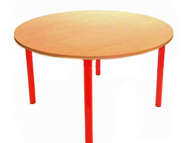Óvodai fémvázas kör alakú asztal (80)