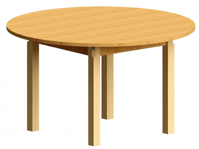 Óvodai favázas kör alakú asztal